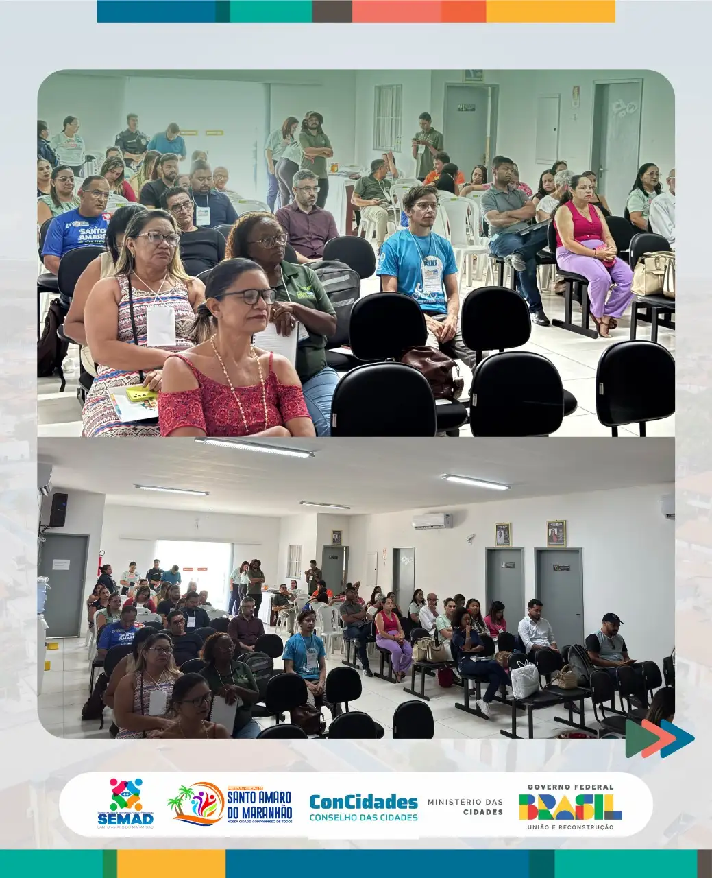 Foto 1 – 1ª Conferência Municipal da Cidade de Santo Amaro - MA