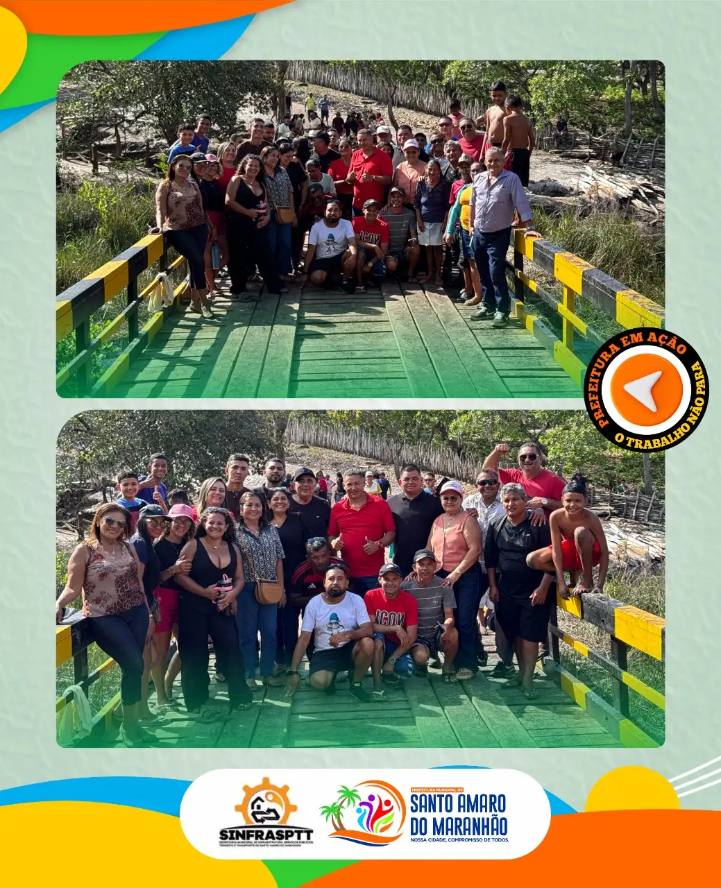 Foto 1 – MAIS UMA PONTE ENTREGUE!