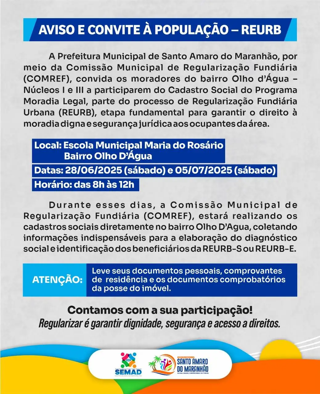 CADASTROS MORADIA LEGAL