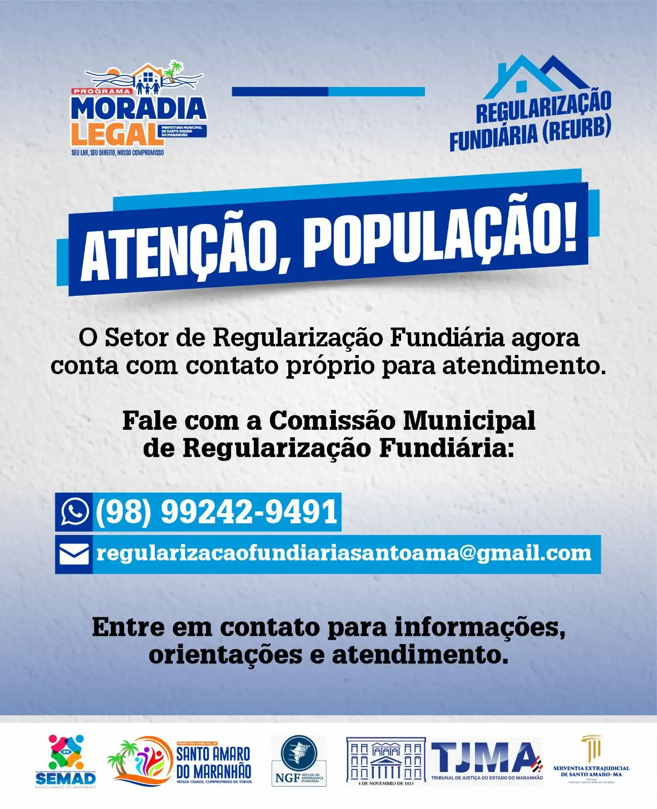 MAIS AGILIDADE- REURB