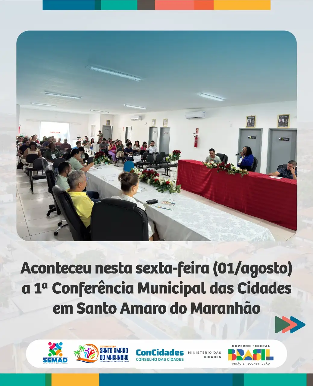 1ª Conferência Municipal da Cidade de Santo Amaro - MA