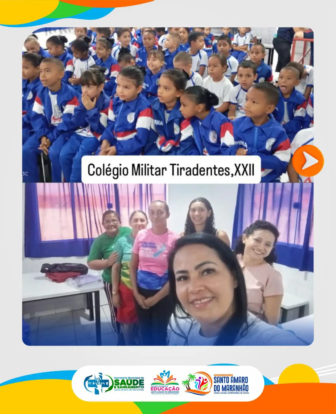 Foto 1 – SAÚDE NA ESCOLA!