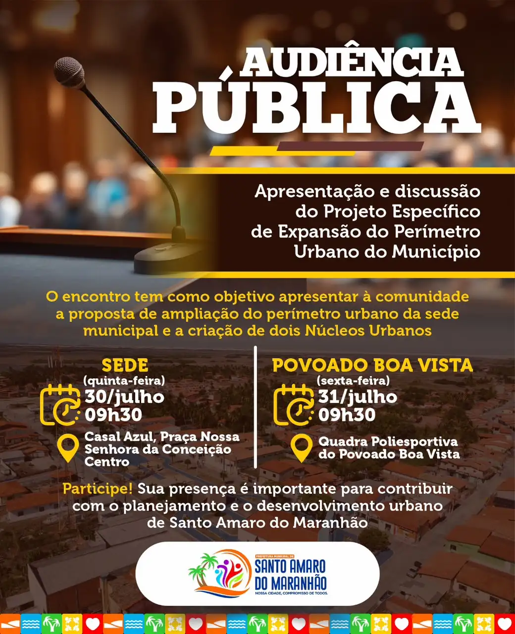 AUDIÊNCIA PÚBLICA!