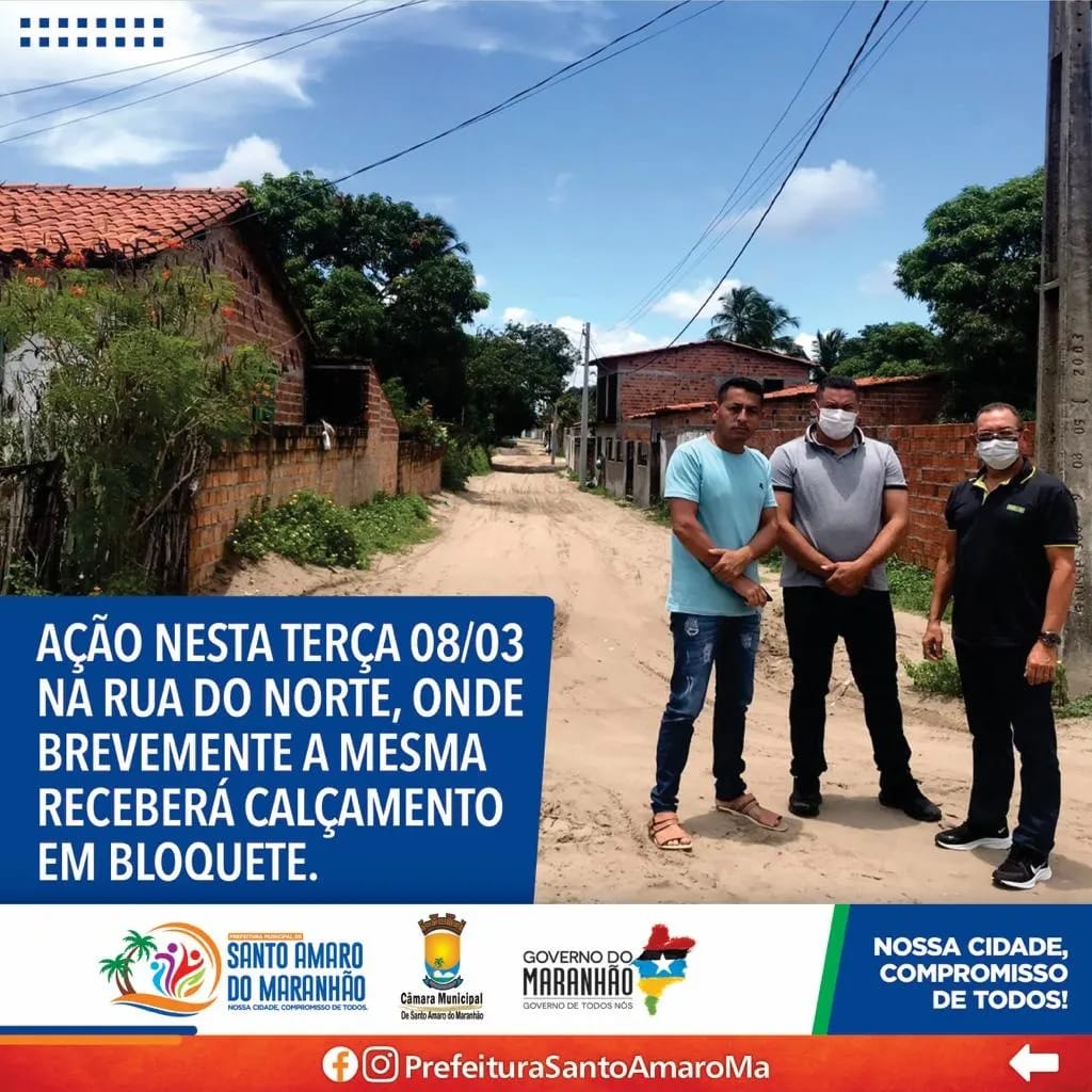 Prefeito Leandro Moura (Pc do B) faz visita Técnica na Rua do Norte!