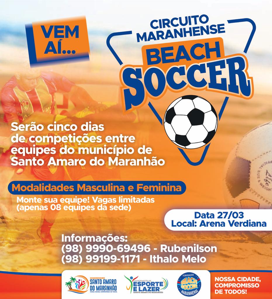 Etapa Maranhense de Beach Soccer (Santo Amaro – Ma)