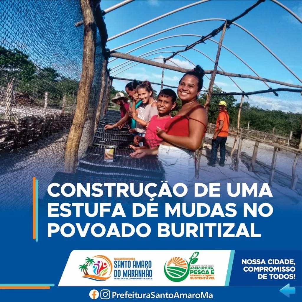 CONSTRUÇÃO DE UMA ESTUFA NO POVOADO BURITIZAL!